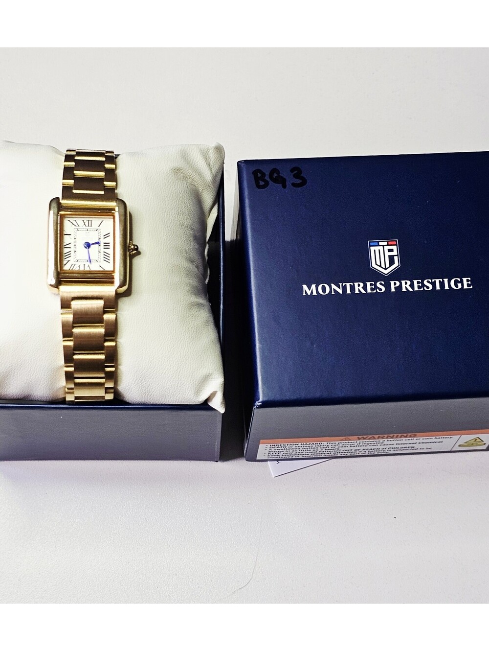 Montres Prestige by Invicta MPW-0108 Gold Ladies Watch 29mm Tag New in Box